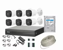 Cctv Kit Pro Dahua Dvr 8ch + 6 Cam 1080p Lite +1tb Tienda9cl