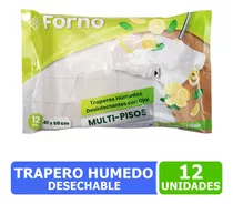 12 Unid Trapero Húmedo Desechable Con Ojal Multipiso