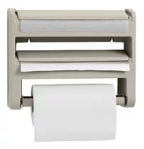 Portarrollo De Papel Triple Porta Rollo Beige Especias