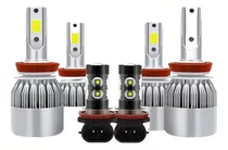 For Nissan Kit De Luces Led 8000lm Luz Alta+baja+niebla