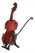 Instrumento Musical Con Soporte En Miniatura De Violín De Ma