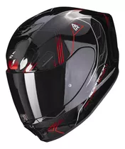 Casco Scorpion Exo-391 Spada Negro Rojo