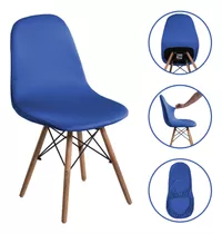 Capa De Cadeira Kit 6 Peças Charles Eiffel Eames Botone Luxo