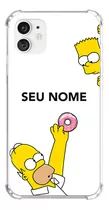 Capa Capinha Com Nome Personalizada Homer Simpsons