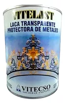 Laca Transparente Protectora De Metales X 1lt. + Pincel