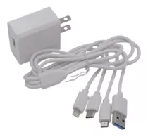 Cargador De Pared De 5 Vcd 2a Usb-c/micro Usb/lightning