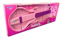 Guitarra Infantil Brinquedo Eletrônica C/ Touch, Neon E Som