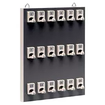 Key Rack, Key Storage #18pgs With 18 Numbered Hooks For...