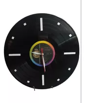 Relojes De Pared O Base De Madera Discos Vinilo