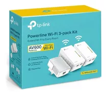 Repetidor De Sinal Wi-fi Rede Elétrica Tp-link Av600 Wpa4220