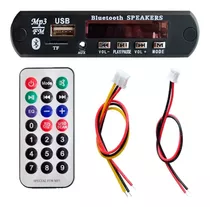 Placa Leitor De Usb Fm / Mp3 / Bluetooth Radio Fm + Controle