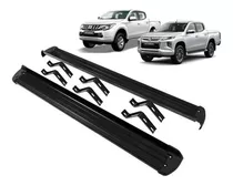 Pisaderas Negras Modelo Original Mitsubishi L200 2016-2022