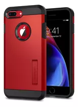 Funda Spigen Tough Armor Para iPhone 8 Plus / 7 Plus - Rojo