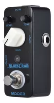 Mooer Blues Crab Pedal Blues Overdrive Guitarra Color Gris Oscuro