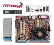 Kit Completo Placa-mãe, Sempron, Memória, Sata, Ide, Cabos