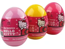 Kit 3 Ovos Surpresa Hello Kitty  - Estrela