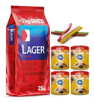 Super Combo Lager Adulto 29k Con 4pate 280g Y Snacks