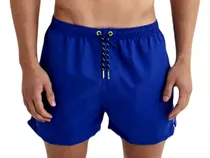 Malla Short De Baño G3 Hombre Traje Suspensor Bolsillo Liso