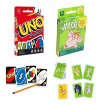 Jogos De Cartas Uno E Mico - Baralhos Originais Copag