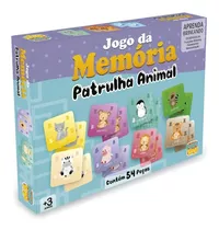 Jogo Da Memória Patrulha Animais Educativo E Pedagógico