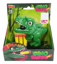 Dino Dardo Lançador De Dardo Dinossauro Zp01028 - Zoop Toys Cor Verde