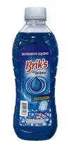 Detergente Liquido Brik´s 2 Litros Bidón Matic Azul/celeste