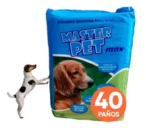 Paños Pañales  Master Pet Max 90x60 Entrenamiento Perro X40