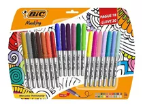 Marcadores Intensity Bic 24 Colores Arte