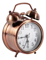 Reloj Despertador Campana Retro Analógico Estilo Vintage 