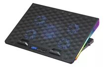 Base Para Notebook Gamer Rgb C3tech Nbc-510bk Até 17,3'' 