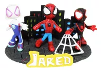 Velas Pastel Spidey Y Sus Amigos Cake Topper Personalizado