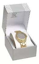 Reloj Inc C/pulsera De Tono Dorado De 35 Mm, Mujer, Usa