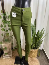 Pantalón Verde Elástico Talle 2