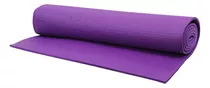 Colchoneta Mat 6 Mm Yoga Pilates Fitness Enrollable Gym Dpr Color Violeta