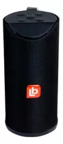 Bocina Inalámbrica Portátil Cilindrica Bluetooth Fm Tws Usb Color Negro