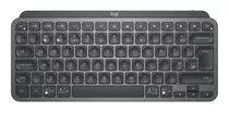 Teclado Bluetooth Logitech Master Series Mx Keys Mini Qwerty Inglés Internacional Color Grafito Con Luz Blanca