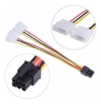 Cable Adaptador Corriente Tarjeta Video Molex M Pci 6 Pin H