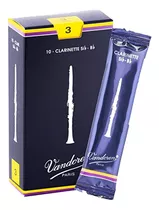 Vandoren Cr101 Bb Lengüetas Tradicionales Para Clarinete Con