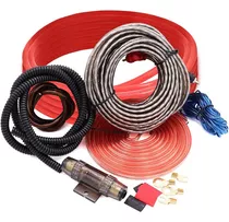 Kit Cables Para Amplificador Subwoofer Auto Premium