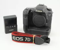  Canon Eos 7d Dslr Color  Negro 