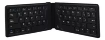 Teclado Multi-device / Dispositivo Bluetooth K-wallet Mk211 Color Del Teclado Negro Idioma Español Latinoamérica