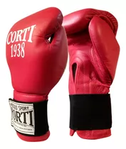 Guantes De Boxeo Corti 14 Oz Cuero Vaca Entrenamiento Box