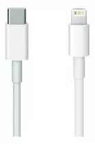 Cable Usb-c 2.0 Apple Blanco Con Entrada Usb Tipo C Original