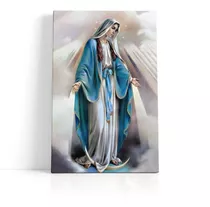 Cuadro En Lienzo Virgen De La Medalla Milagrosa 30x60cm