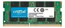 Memoria Ram 8 Gb 3200 Mhz Ddr4 Crucial Ct8g4sfra32a Sodimm - Verde