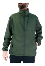 Campera Hifel Soft Shell Sin Capucha Hombre Verde On Sports