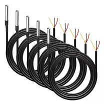 5 X Ds18b20 Sensor De Temperatura Sumergible Arduino Ptec