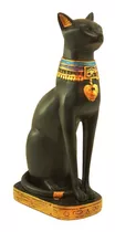 Estátua Deusa Bastet Egipcia Gata 7cm + Brinde