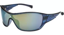 Anteojos Reef Deportivos Envolventes 264/c4 Lentes Gafas Color De La Lente Azul Espejado Color De La Varilla Azul Transparente Color Del Armazón Azul Transparente Diseño Deportivo