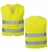 Pack 10 Chaleco Reflectante Seguridad Amarillo Reglamentario